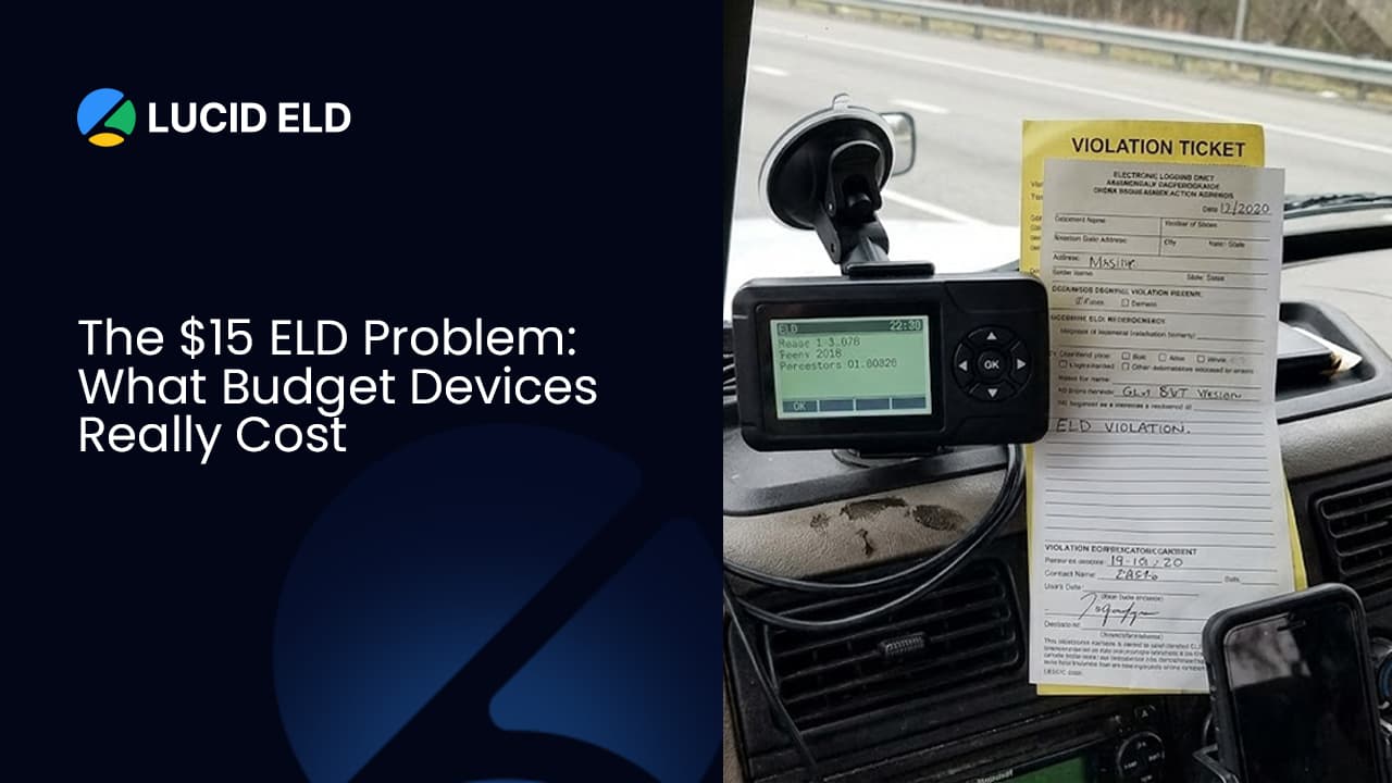 The $15 ELD Problem: What Budget Devices Really Cost